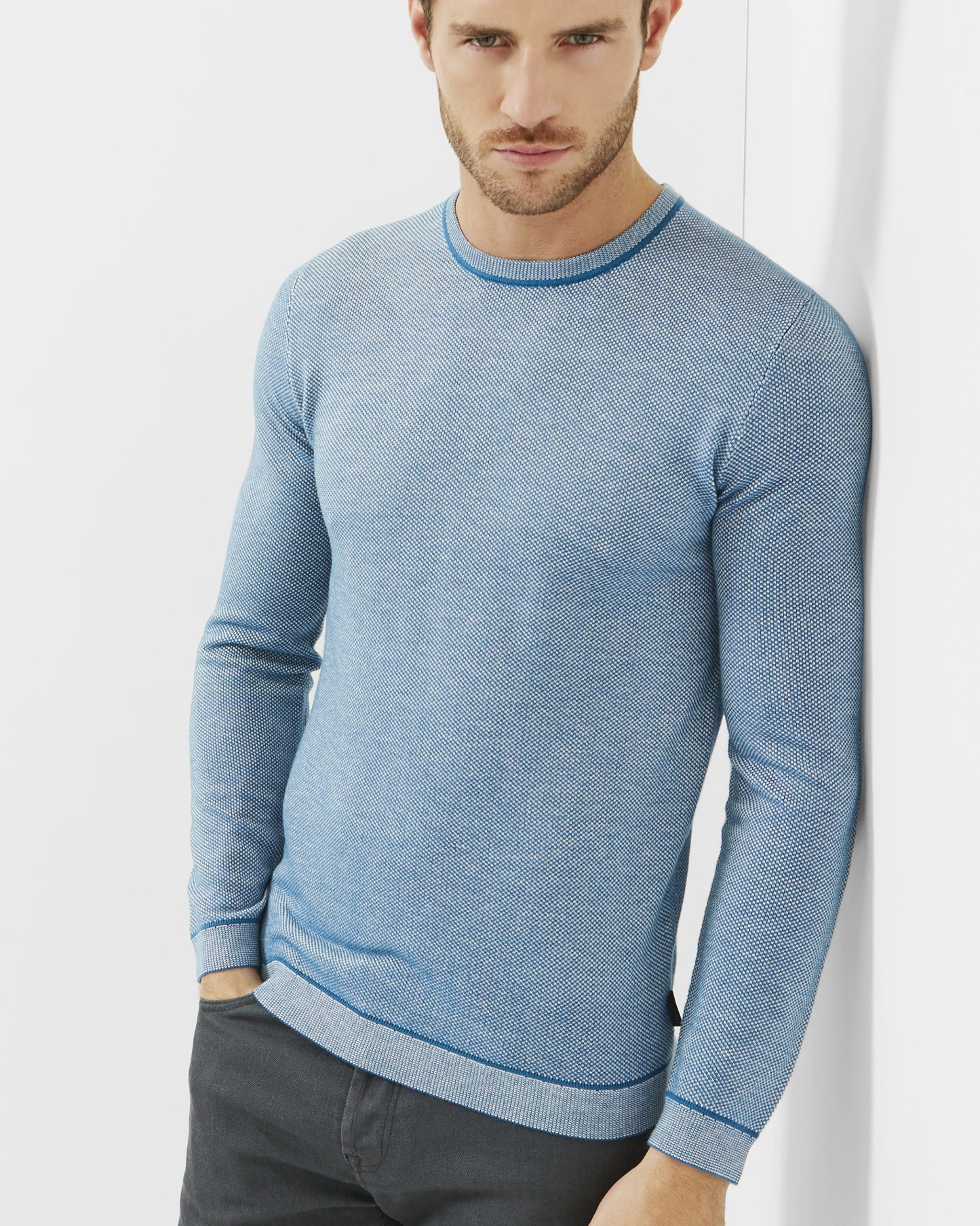 Millar Wool-Blend Crew Neck Jumper