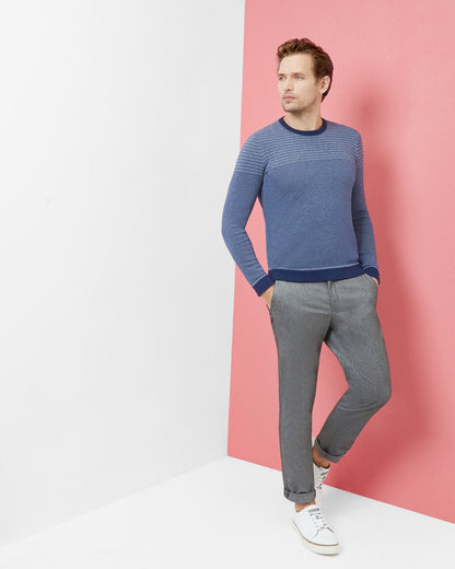Dynamo Striped Crew Neck Jumper
