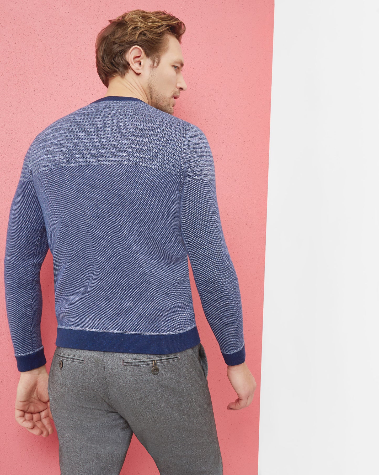 Dynamo Striped Crew Neck Jumper